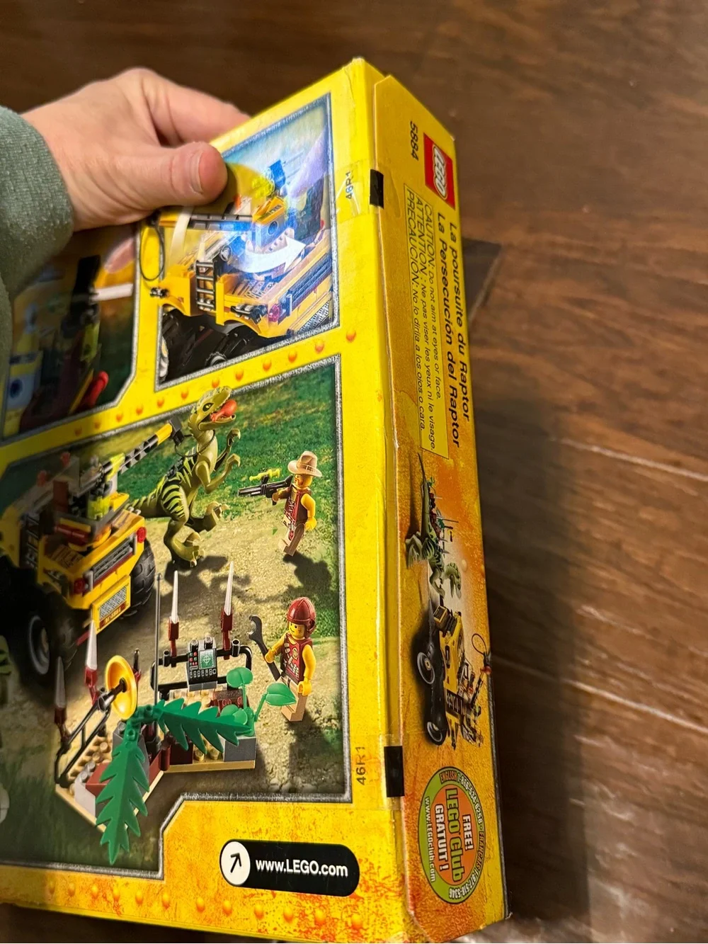 LEGO Dino Raptor Chase 5884 Retired 2012 Building Set New Factory Sealed NIB